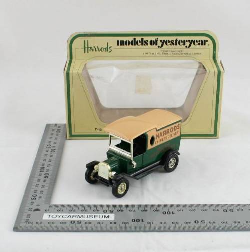 MATCHBOX Models of Yesteryear Y12-3 1912 Ford Model T Van Harrods Express Delivery Variation 2