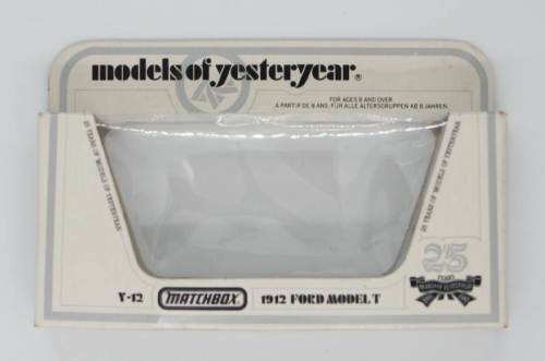MATCHBOX Models of Yesteryear  Y12-3 1912 Ford Model T Van 25 Years Silver Jubilee Variation 4