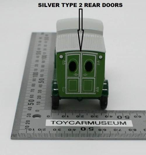 MATCHBOX Models of Yesteryear  Y12-3 1912 Ford Model T Van 25 Years Silver Jubilee Variation 4
