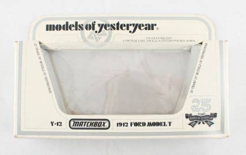 MATCHBOX Models of Yesteryear Y12-3 1912 Ford Model T Van 25 Years Silver Jubilee Variation 2