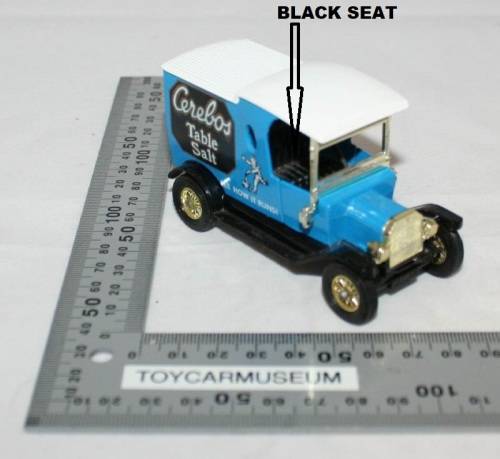 MATCHBOX Models of Yesteryear Y12-3 1912 Ford Model T Van Cerebos  Variation 4 NO BOX