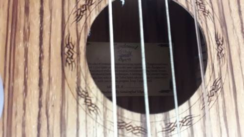 UKULELE ZEBRA WOOD