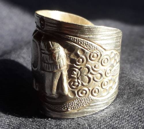 HINDU INSPIRED SILVER RING