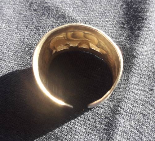 HINDU INSPIRED SILVER RING