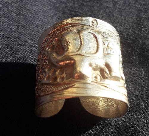 HINDU INSPIRED SILVER RING