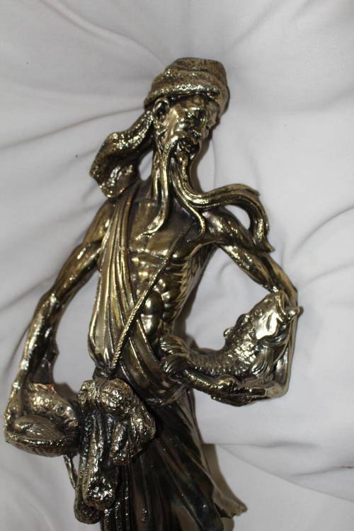Amazing 50cm tall Bronzed Oriental statue