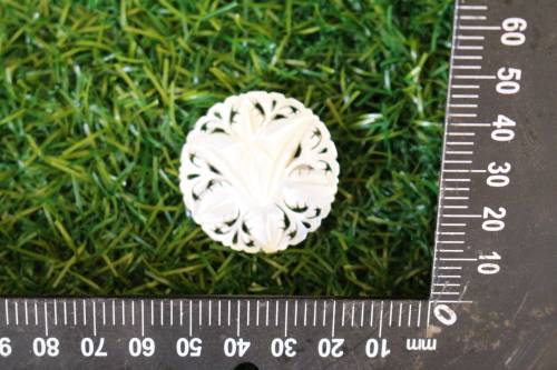 Original Hand Carved Mother of Pearl Brooche made in bethlehem