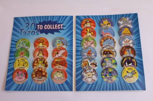 Complete Pokemon Tazo Set in Mint Condition