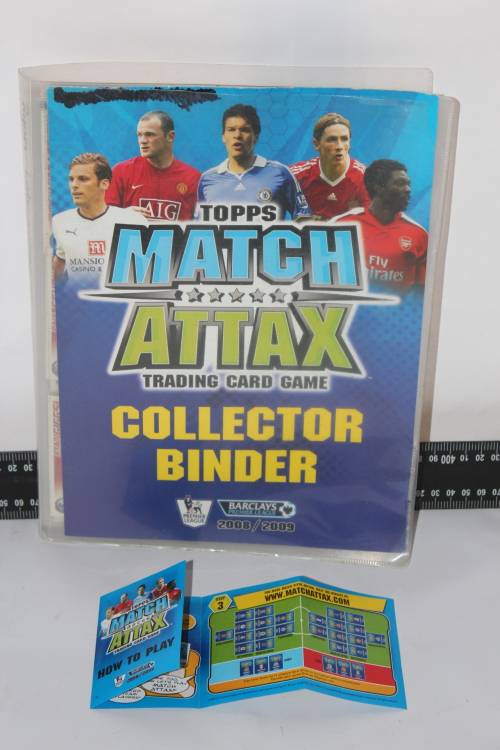 2009 BARCLAYS PREMIER LEAGUE, MATCH ATTAX COLECTORS ALBUM & OVER 270 CARDS