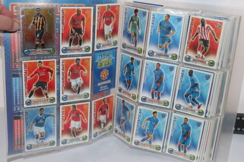 2009 BARCLAYS PREMIER LEAGUE, MATCH ATTAX COLECTORS ALBUM & OVER 270 CARDS