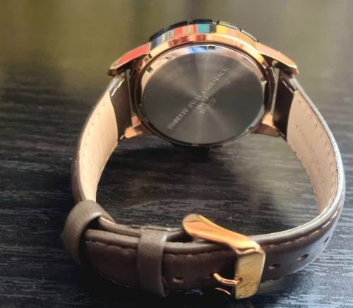 Tempo Men`s Analogue Leather Watch - Original - Genuine