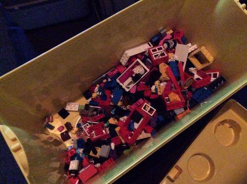 Assorted lego pieces + - 300