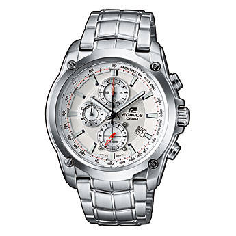 Casio Edifice EF-524D-7AVEF [ TACHYMETER ] Exclusively Casio Europe Watch [ 5051 ] S/STEEL