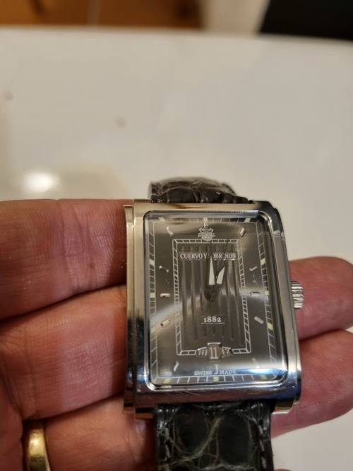 Cuervo Y Sobrinos gent`s evening watch
