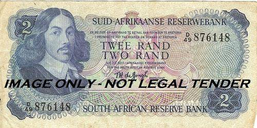 TW DE JONGH - R2 NOTE - TWO RAND - D49 - AS PER SCAN