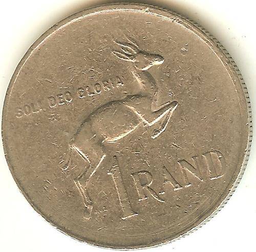 1983 R1 1 Rand - South Africa - Nickel ** As per Scan **