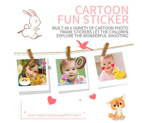 Electronic Camera for Kids Children Creative Digital Camera - Pink