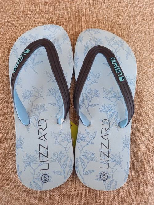 Lizzard sandals flip-flops men`s bolton blue - size UK 6