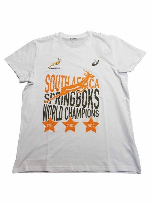 Springboks Men`s RWC World Cup Winners Tee Shirt - Medium