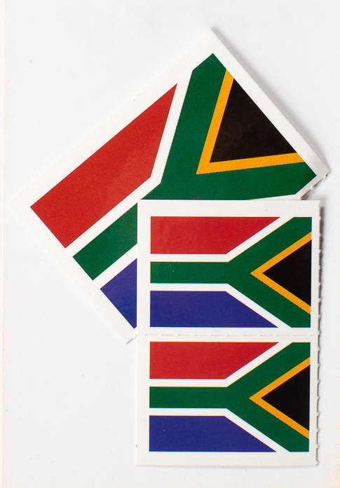 SA Flag Tattoo Temporary (set of 8)