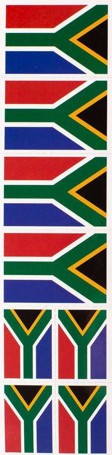 SA Flag Tattoo Temporary (set of 8)