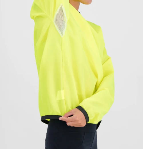 Foul Weather Run Top Second Skins Lumo Yellow -X Large (38)