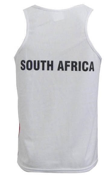 SA Flag ladies running vest (new look) - 2X-Large