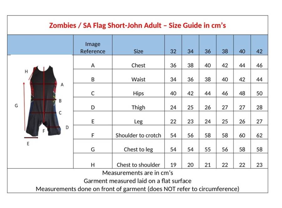 Short-John Swimwear / Tri-Suit Adults - Size 36