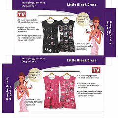 Jewelry organizer "The little black dress"