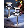Solar Garden Lamps, White LED Set of Four. (Small) Crazy R1 Start !!