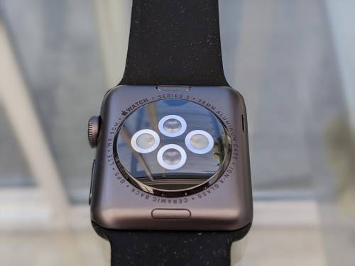 Apple Watch 38mm GPS Space Grey Aluminium Case with Black Sport Band - Series 3