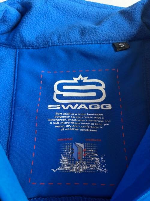 Swagg Soft shell jacket - Blue- S - Waterproof and breathable