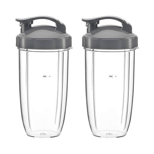 Replacement Nutribullet Cup - 945ml - with Flip Top To-Go Lid - (2 pack)