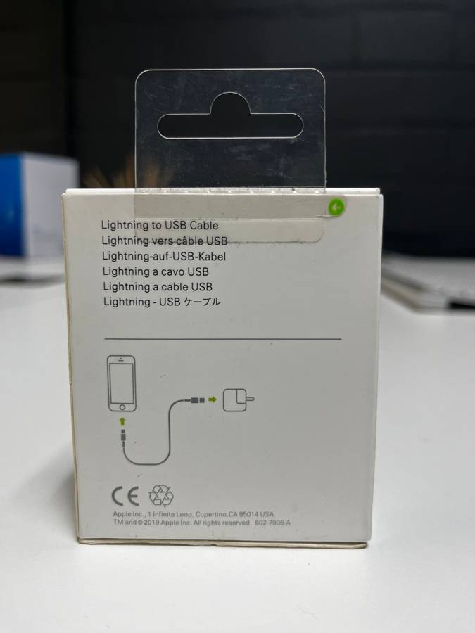 USB to Lightning cable