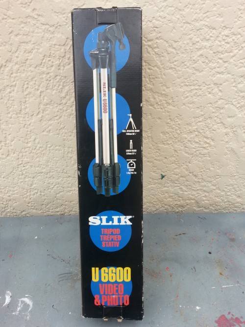 SLIK U 6600, video/photo adjustable tripod