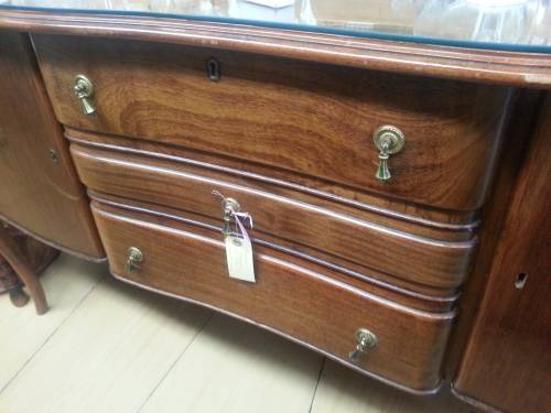 Imbuya Sideboard with Glass top