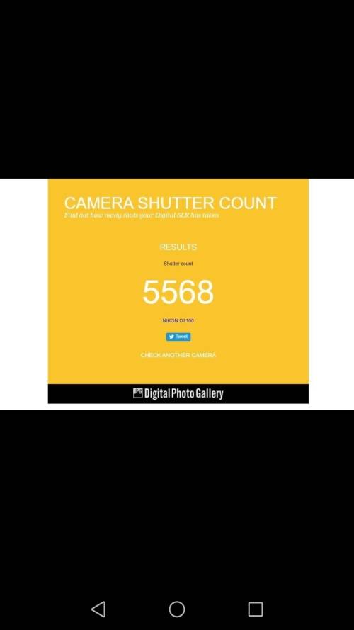Nikon D7100 body (Like New Condition) low shutter count