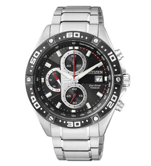 ## Sporty ## Citizen Eco-Drive Super Titanium Chronograph Watch - $$ R4999-00 $$