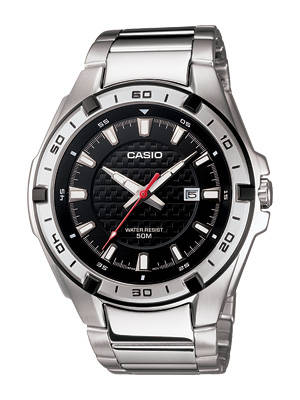 ## NEW ARRIVAL ##  BRAND NEW - CASIO Mens Silver Stainless-Steel Quartz Watch