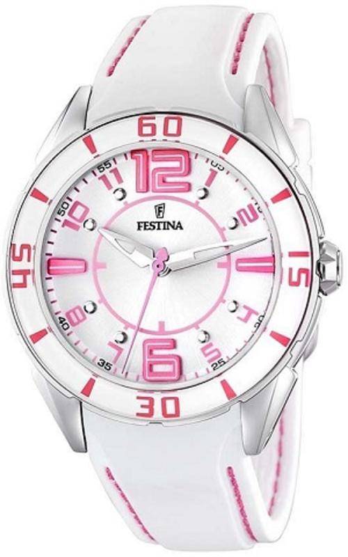 ## NEW ARRIVAL ##  BRAND NEW - FESTINA Female White Rubber Watch - Stunning