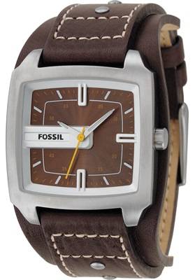 ## NEW ARRIVAL ##  BRAND NEW - FOSSIL Men's Brown Leather Quartz Watch with Brown Dial