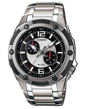 ## NEW ARRIVAL ##  BRAND NEW - CASIO Mens Silver Stainless-Steel Quartz Watch
