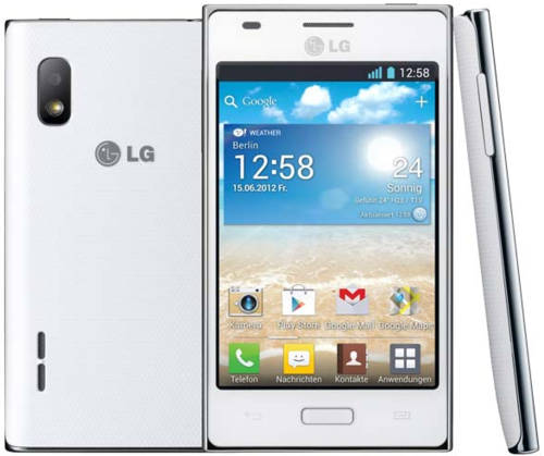 ## Brand New ## White LG Optimus L5 - Andriod 4.0 - WiFi, Bluetooth, 4.0" Smartphone - Unlocked