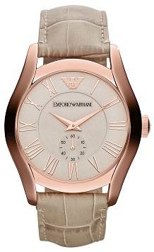 ## VALENTINE SPECIAL ## Emporio Armani Mens Classic Beige Quartz Watch - Must Have !!
