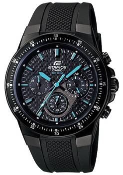## NEW ARRIVAL ##  BRAND NEW - CASIO EDIFICE Black Resin Quarts Watch