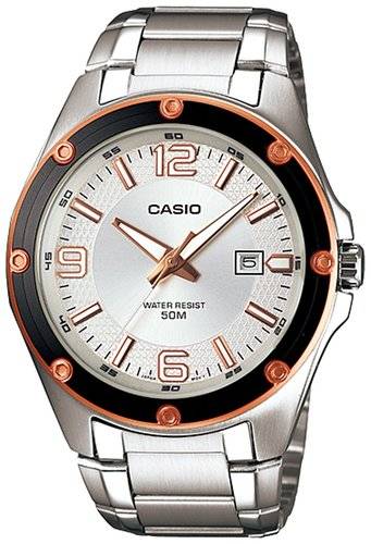 ## VERIFIED SELLER  ##  BRAND NEW - CASIO Men's Black Dial Stainless Steel Quartz Watch - SPORTY