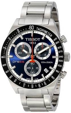 TISSOT PRS516 Men's Silver Swiss Chronograph Stainless Steel Watch - New in Box !!