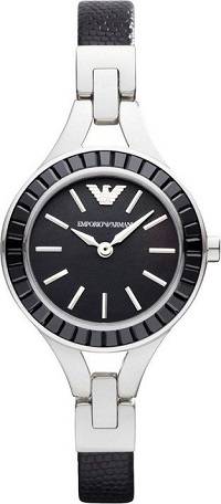 # Valentine Special # Emporio Armani (7331) Woman's Black Dial Stainless Steel Watch