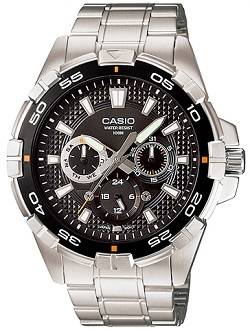 ## NEW ARRIVAL ##  Casio Mens Silver Stainless-Steel Quartz Watch