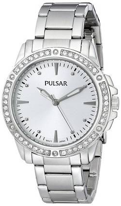 Pulsar Women's Silver Stainless Steel Quartz Watch - ELEGANT !!